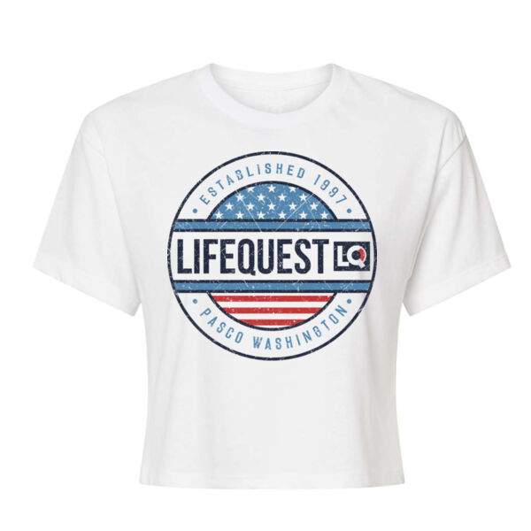 PATRIOT CIRCLE - WOMEN'S CROP T-SHIRT Thumbnail