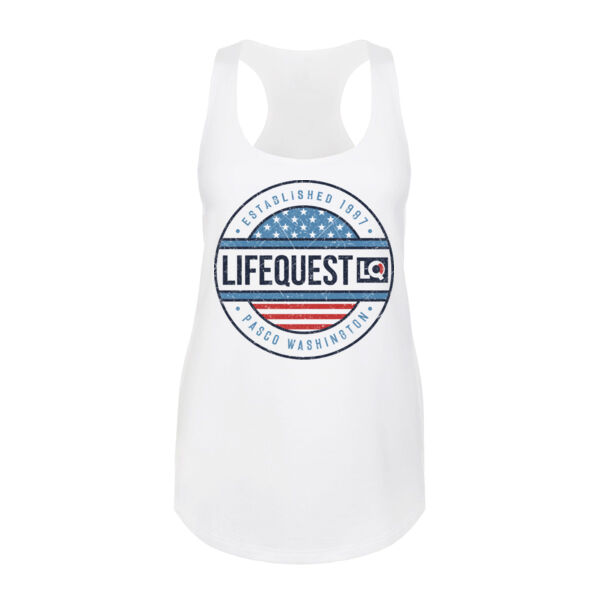 PATRIOT CIRCLE - WOMENS' FITTED TANK TOP Thumbnail